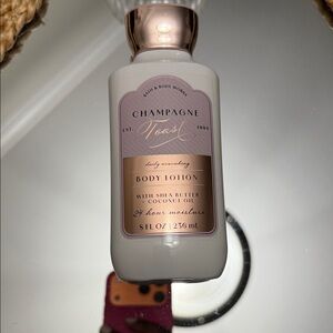 Bath & Body Works Champagne Toast Body Lotion — Light Pink and Rose Gold